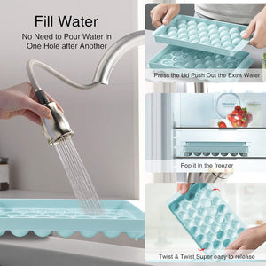 1. Round Ice Cube Trays for Freezer