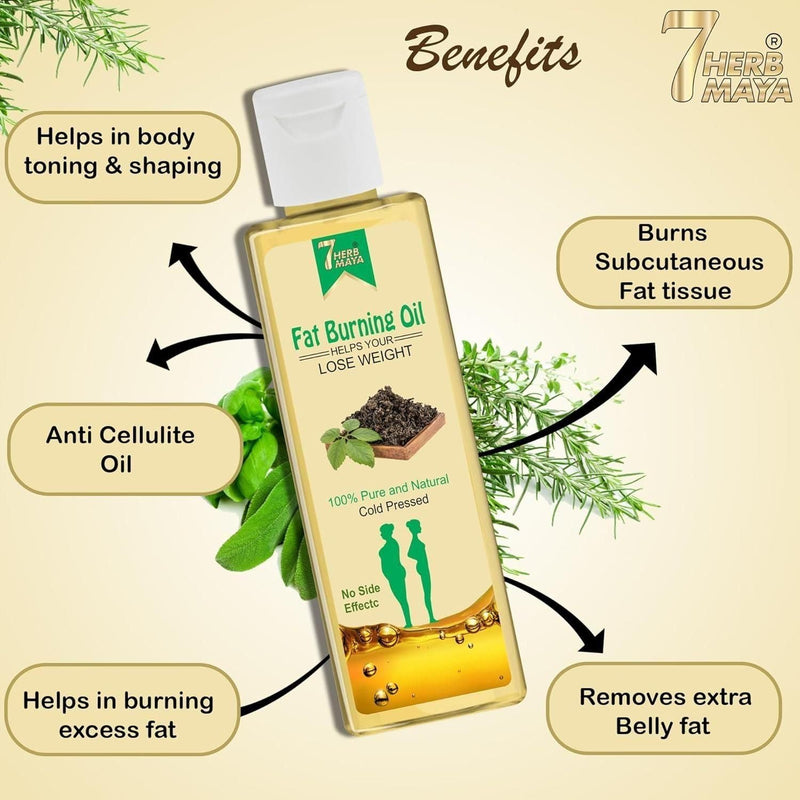 7Herbmaya Fat Burning Oil, Slimming oil, Fat