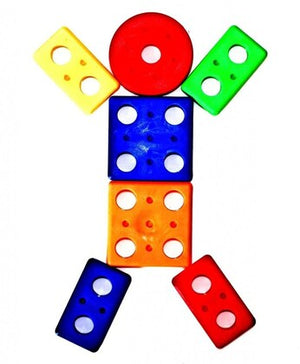 1. Geometric Shape Sorting Toy for Toddlers Early Learning Puzzle Blocks Column Set for Kids