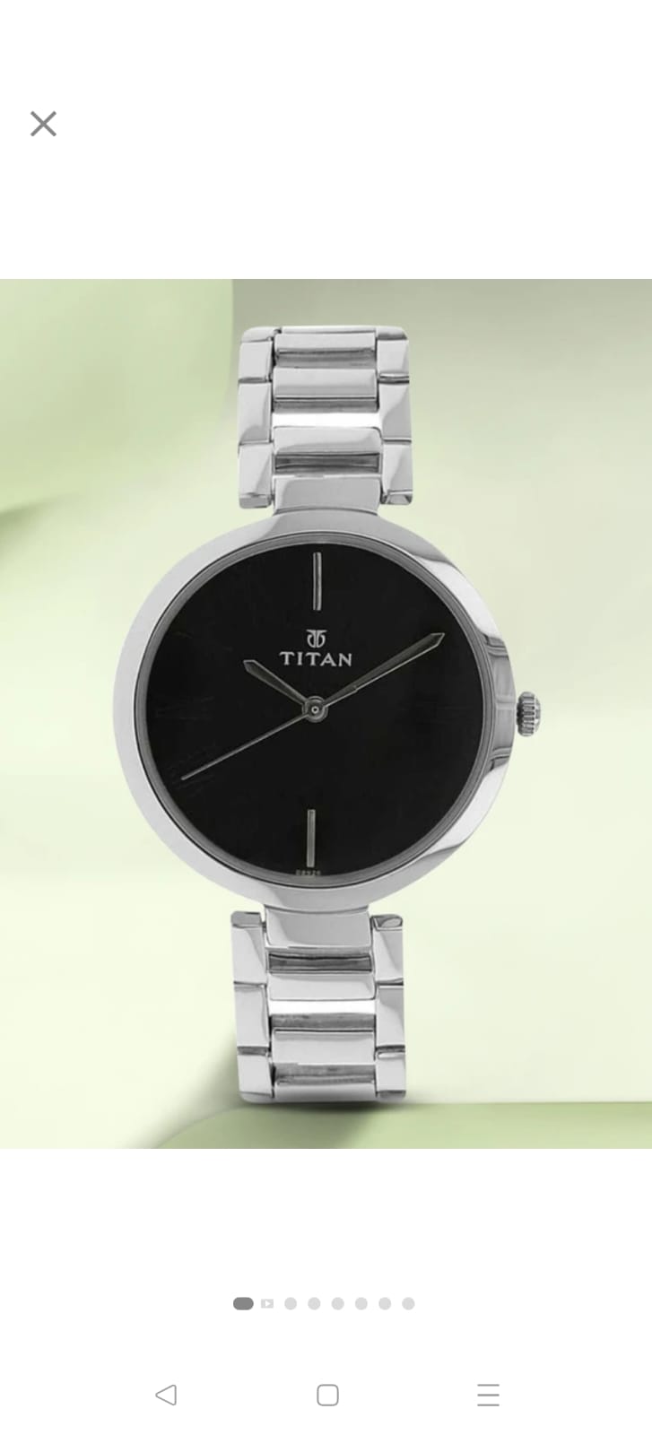 New Titan Stainless Steel Analog Watch