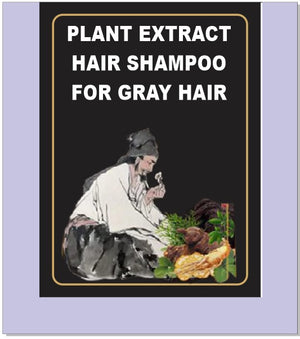 1. PLANT EXTRACT HAIR SHAMPOO FOR GRAY HAIR