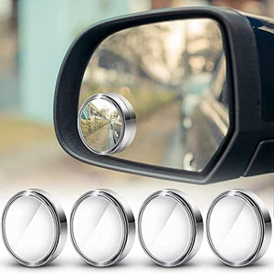 1. Round HD Glass Convex 360° Wide Angle Side Rear View Mirror