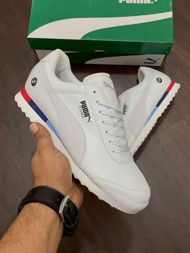 Puma Roma Shoes X BMW Motorsports Shoes For Men – White