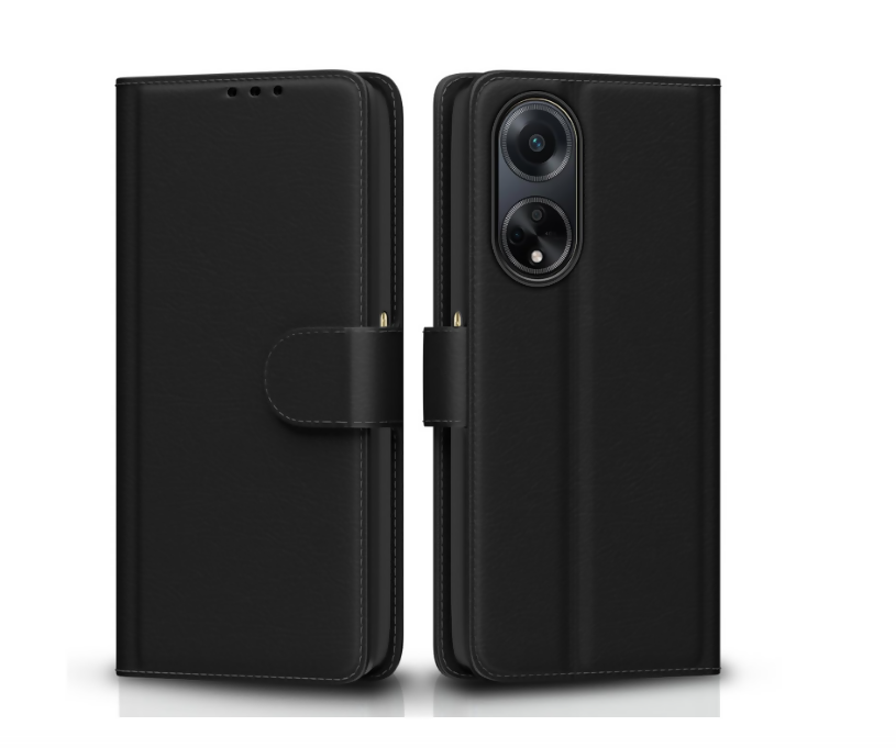 OPPO F23 5G Block Color Flip Cover | Stylish Dual Tone Wallet Case | Magnetic Lock & Stand Feature
