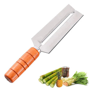 1. Stainless Steel-Natural Non-slip Wooden Handle Knife