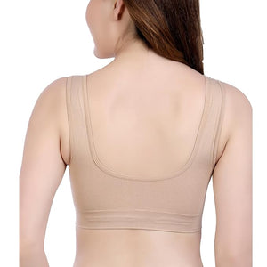 1. Beautiful Padded Bra - Stretchable Soft Lycra Net Fabric, Ideal for Everyday Wear