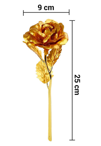 Artificial Golden Rose Gifts for Girls