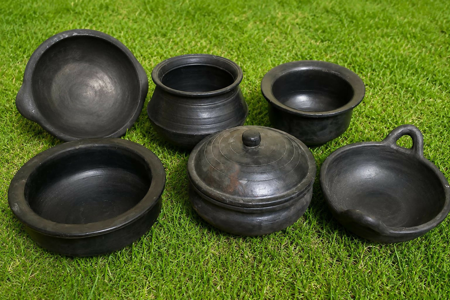 Traditional Tamil Nadu Clay Pot Cooking Set