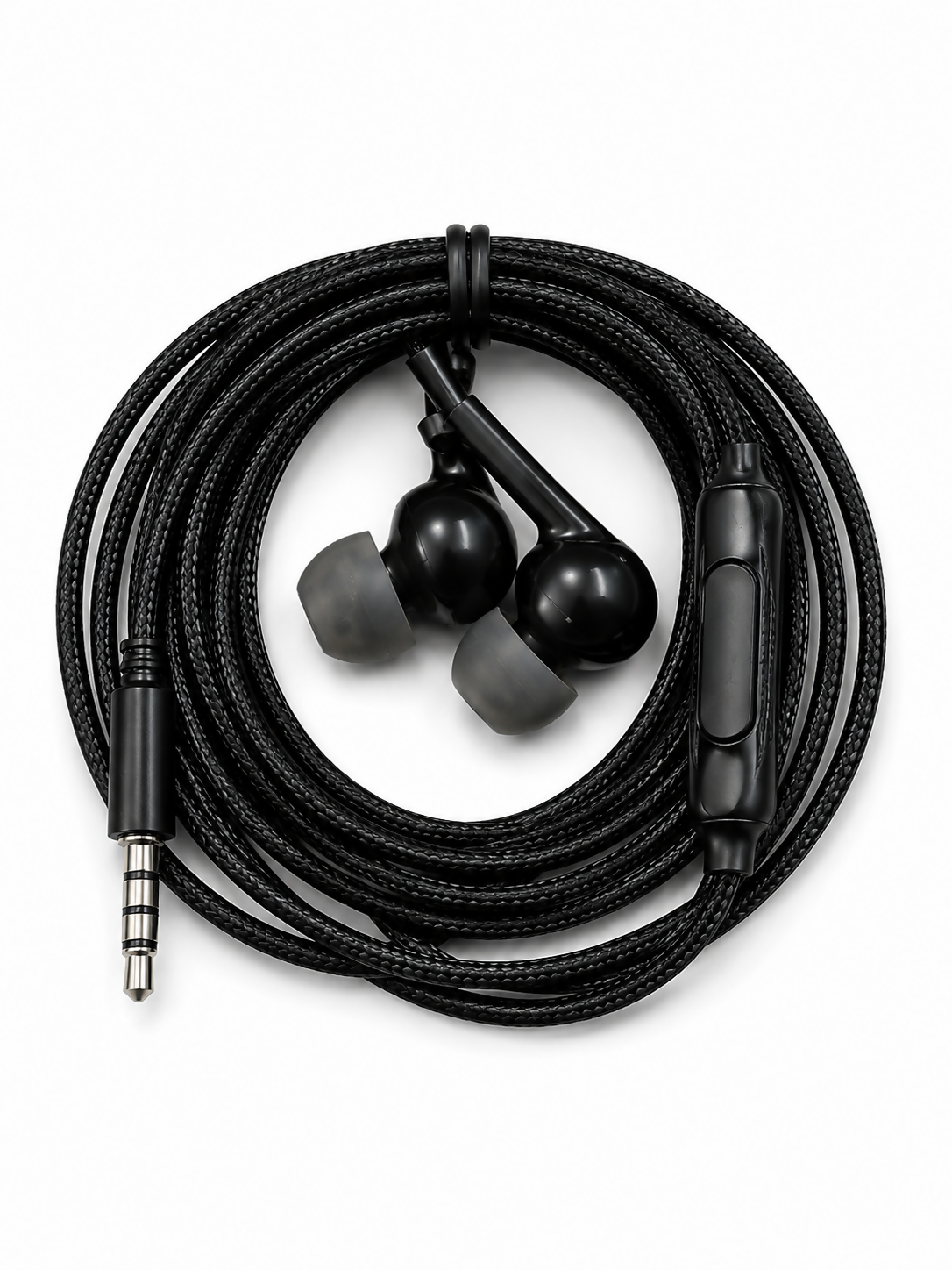 Premium Mobile Essentials Combo – Earphones + Type-C Cable + Fan + Cable Protector