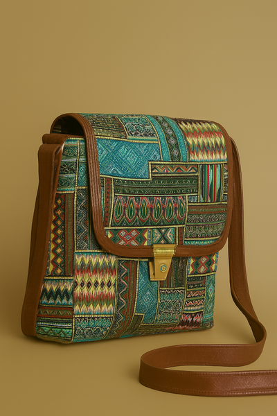 A Stylish Sky blue Color Design work in Handmade Handbag for Womens//பெண்களுக்கான ஸ்டைலான, வான நீல நிறத்தில் வேலைப்பாடுகள் கொண்ட கைவினை கைப்பை.