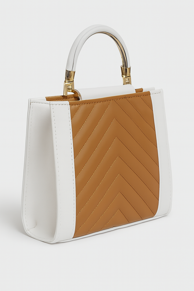 A greenish-brown color with vertical stripe Jute Tote Bag  for Ladies//பெண்களுக்கான, செங்குத்து கோடுகளுடன் கூடிய, பச்சை கலந்த பழுப்பு நிற சணல் பை.