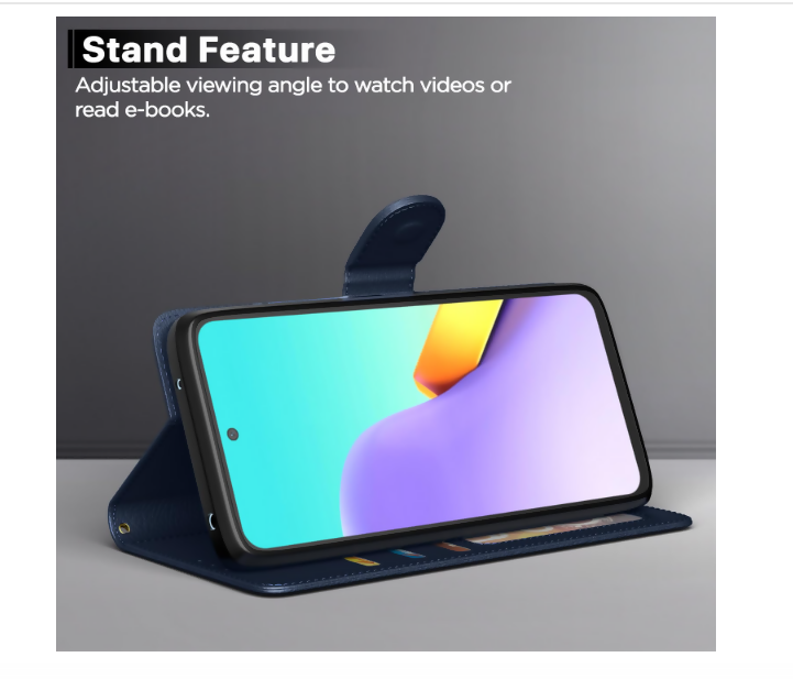 Redmi Note 12 5G Flip Cover – Full Protection, Slim Design, Modern Finish