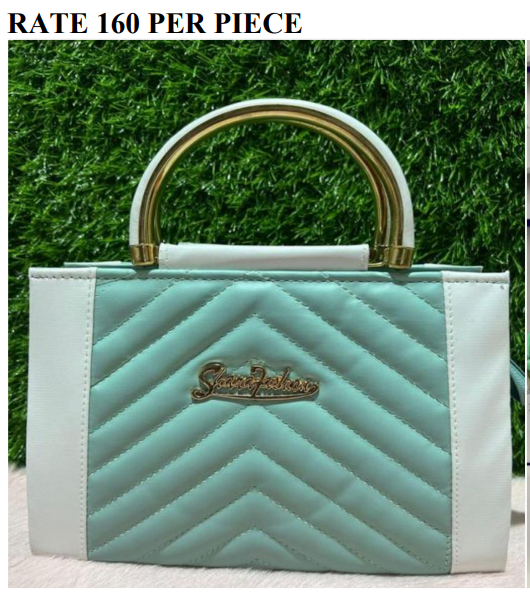 A gold-Toned Metal Stylish logo Handbag in Handmade for Ladies/