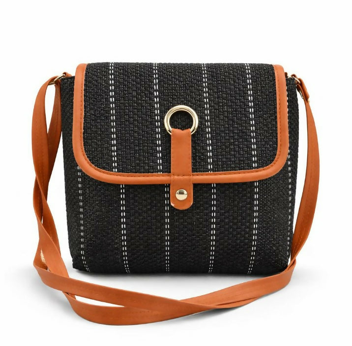 Fashion Woven Fabric Shoulder Bag for Daily Use