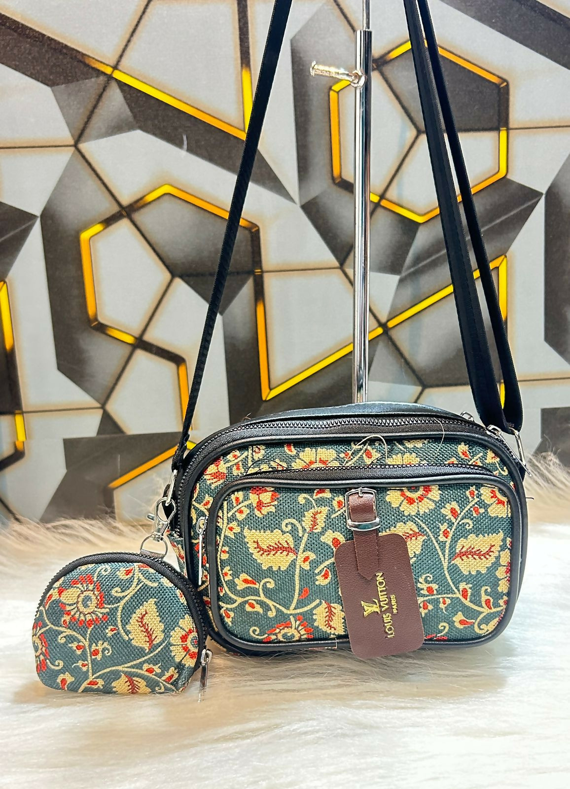 Trendy Floral Printed Shoulder Bag for Women