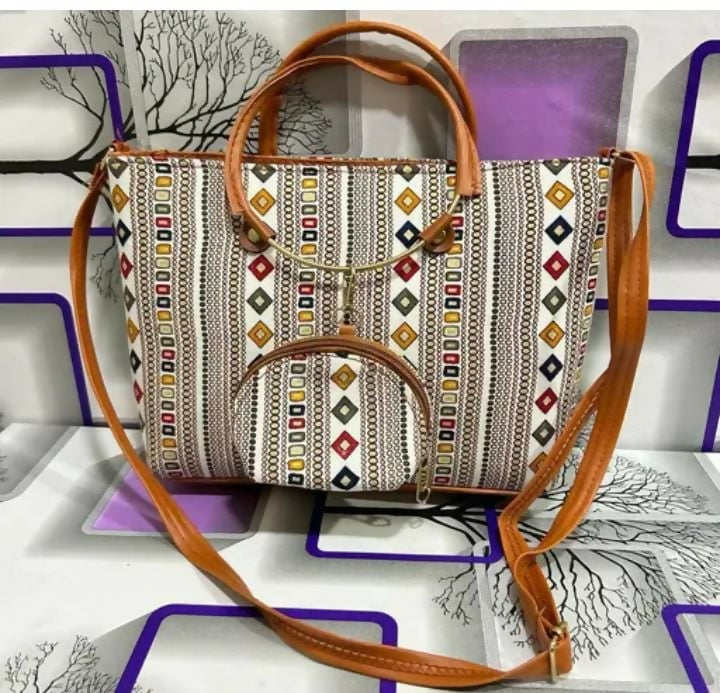 Trendy Printed Shoulder Bag for Women – Stylish & Spacious Handbag with Large Capacity, Premium Quality & Daily Use Sling Bag