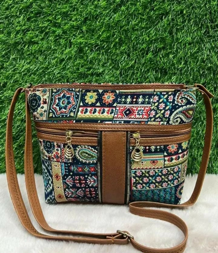 Fashion Ethnic Pattern Crossbody Bag for Women