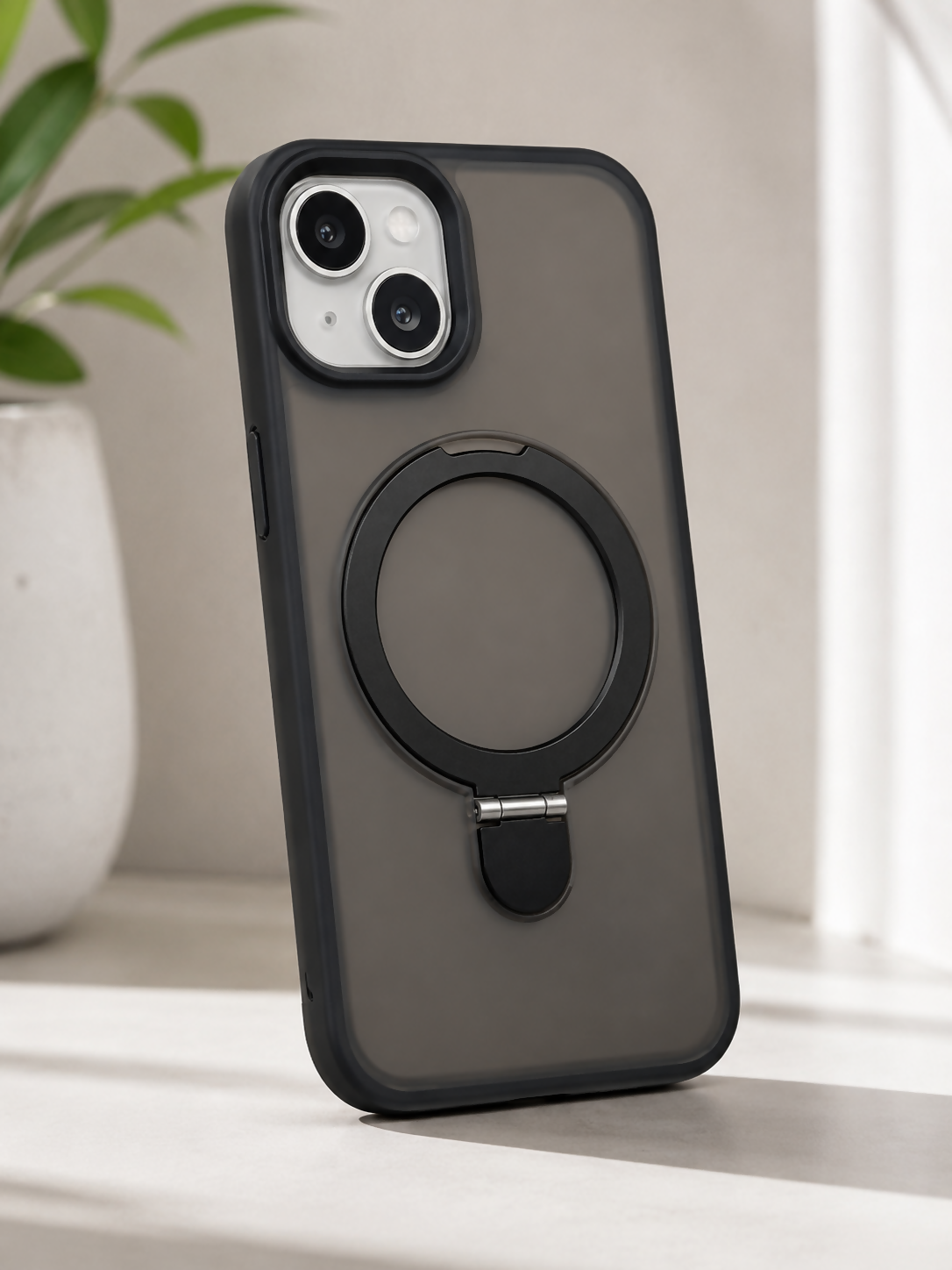 Back Cover for iPhone 13, iPhone 14 & iPhone 15 | Shockproof Silicone TPU Mobile Case | Stylish Protective Cover