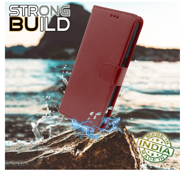 Realme C2 Protective Brown Back Case – Shock Absorption & Scratch Resistant