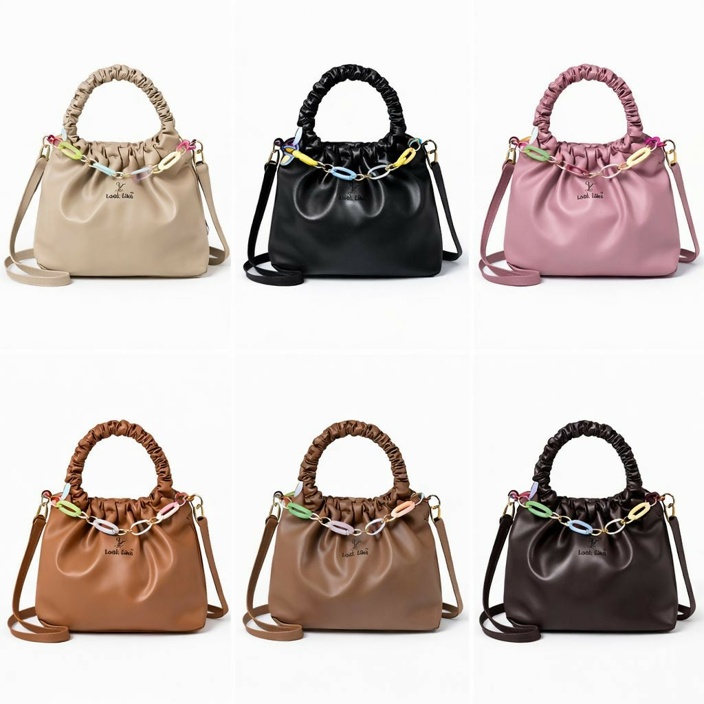 Premium Ruched Handle Women’s Handbag