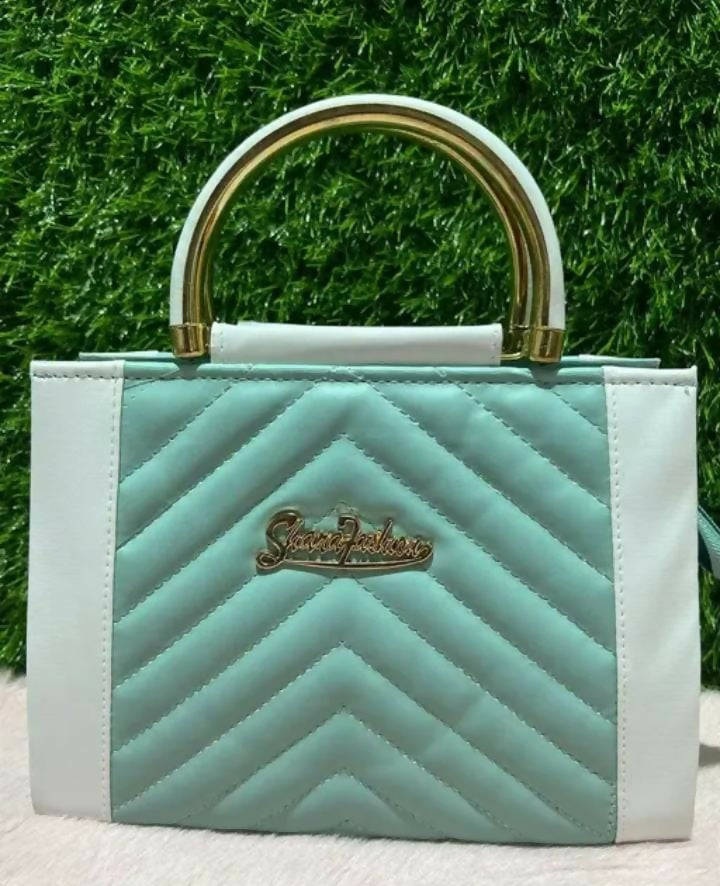 "Mint Green Luxury Handbag