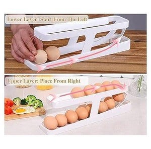 1. Automatic 2-Tier Rolling Egg Dispenser
