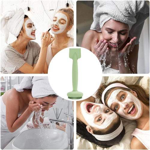 Double Headed Face Cleansing Brush ( Pack of 2 )