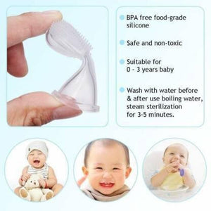 1. Baby Finger Toothbrush with Storage Case