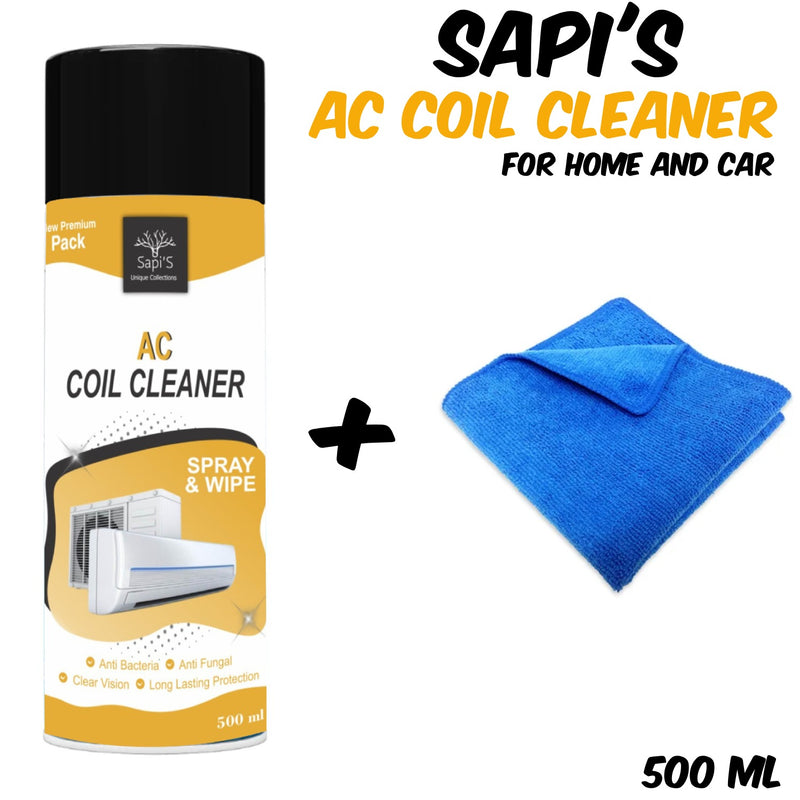 AC COIL CLEANER SPRAY AND WIPE