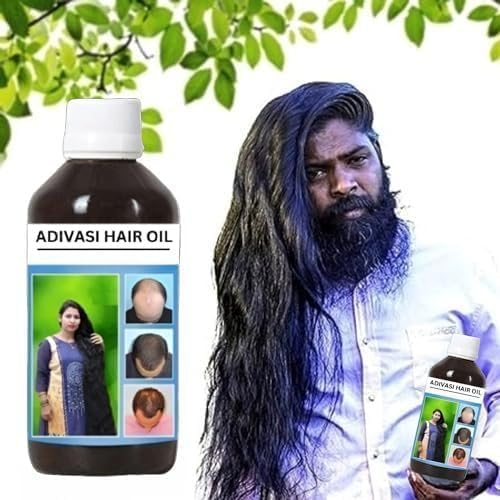 Adivasi Aryusutra Herbal Hair Oil – Natural Hair Growth & Hair Fall Control Treatment (Pack of 1)