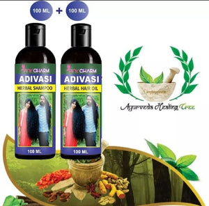 1. Adivasi Herbal Hair oil (100ml + 100ml)
