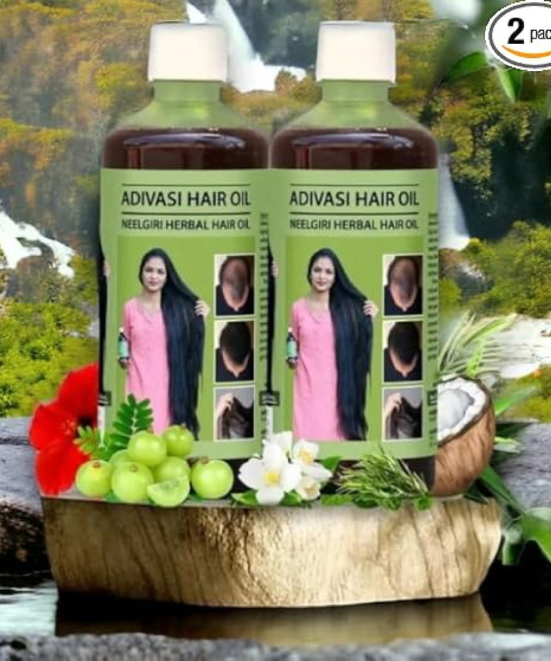 Adivasi Neelgiri Herbal Hair Oil (Pack of 2)