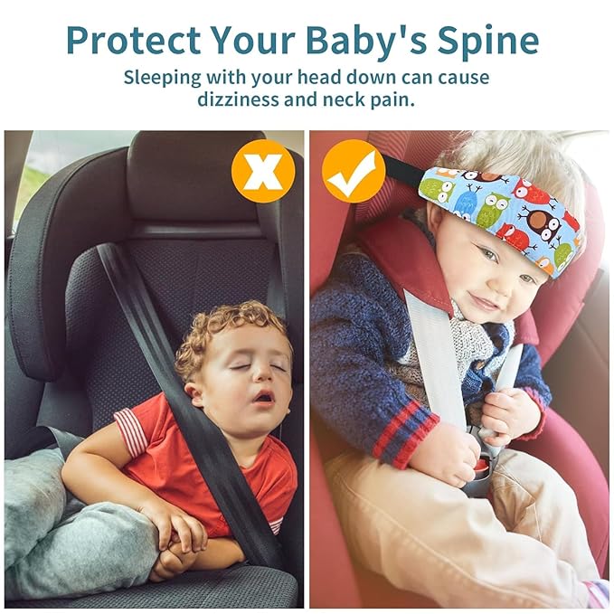 Head Band Strap Headrest for Sleeping Traveling (pack of 2 )