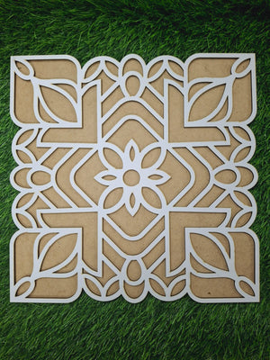 1. Alankar Wooden Rangoli Stencil/Cut Outs|Unique Decoration for Festival Puja, Diwali, Pongal, Navratri, DIY Projects| 3D, (Pack of 1)