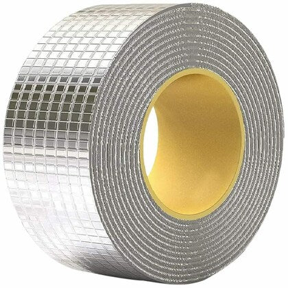 Aluminium Foil Self adhesive UV Protection Waterproof Tape Suitable for Roof Leak (Pack of 1)