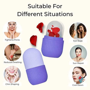 1. Silicone ice roller for face massager