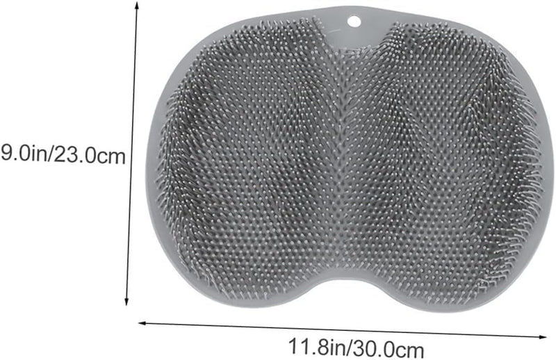Shower Foot Massager Scrubber Mat & Back Washer (pack of 2)