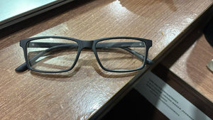 1. Black Rectangle Unisex Frame Sunglasses