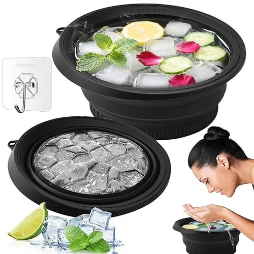 Face Bowl for Ice with Built in Ice Tray