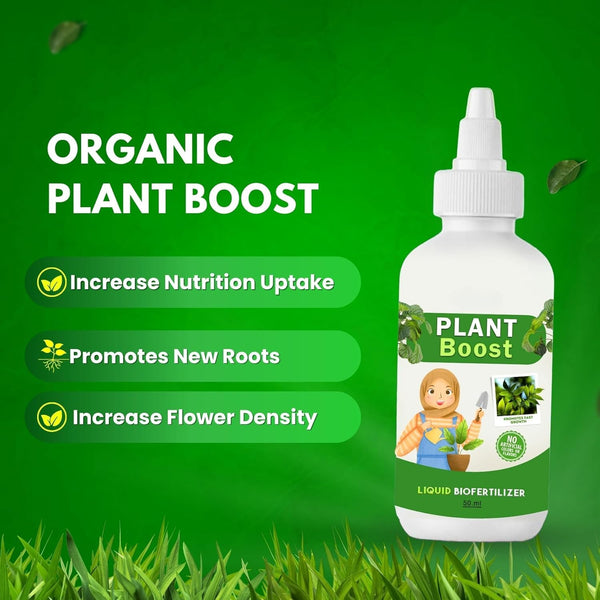 Plant Boost Liquid Biofertilizer – Fast Rooting Growth Enhancer