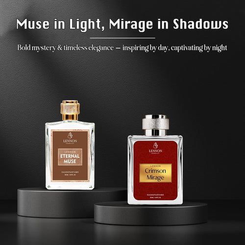 Crimson Mirage and Eternal muse Long Lasting Fragrance Perfumes combo
