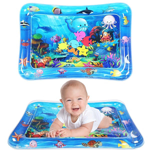 1. Baby Kids Water Mat Toys Inflatable Tummy Time Leakproof Water Mat