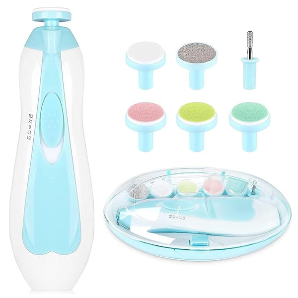 Baby Nail Trimmer Electric,Baby Nail Clippers, 6 in 1 Baby Nail File