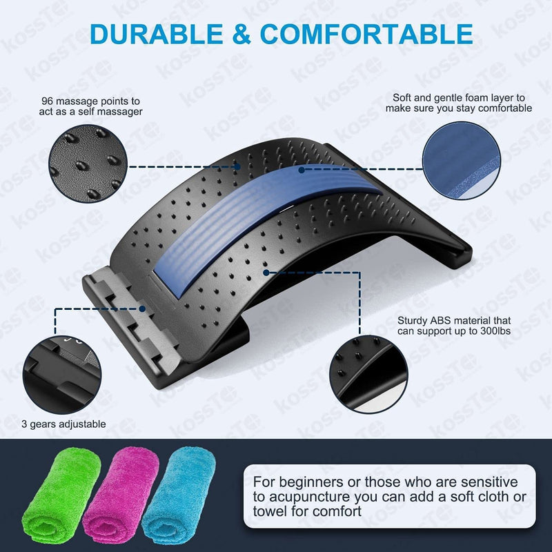 Back Pain Relief Posture Corrector Back Stretcher.Posture Corrector Back Support for Spine Alignment & Pain Relief