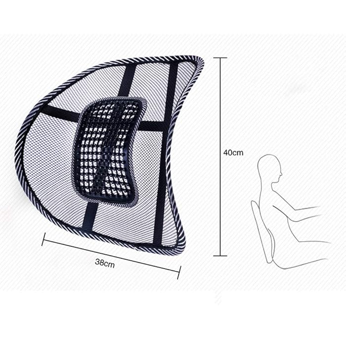 Backrest Lumbar Support For Car Seat Or Chair