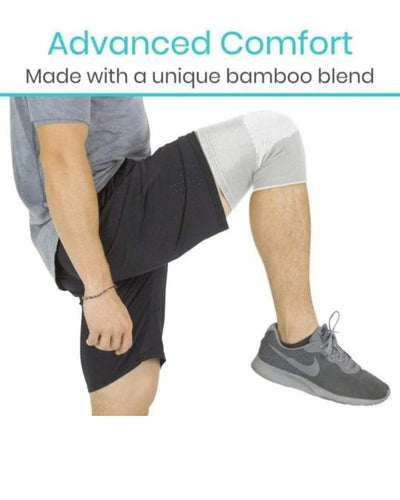 Bamboo Yarn Knee Brace for Men and Women - Knee Pain, Gym, Running, Basketball, Meniscus Tear, Sports, Joint Pain Relief, Injury Recovery