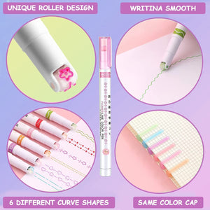 1. Curve Highlighter Pen For Adults & Kids Books