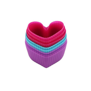 1. Silicone Baking Cups Muffin Cupcakes Liners Molds Sets of 6