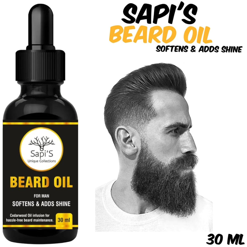 BEARD OIL SOFTENS AND ADDS SHINE