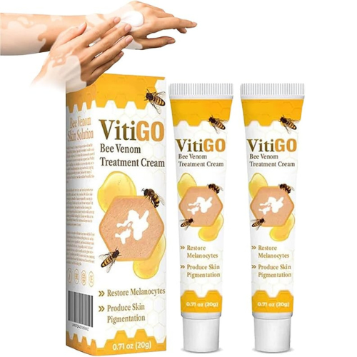 Bee Venom Vitiligo Treatment Cream, Fivfivgo Vitiligo Treatment Cream, Bee Venom Treatment Cream (Pack of 2)